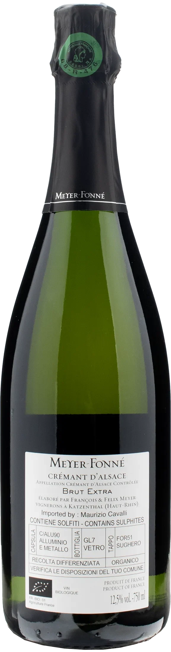 Domaine Meyer Fonne Cremant d'Alsace Extra Brut