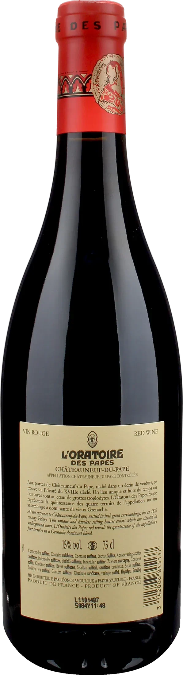 L'Oratoire des Papes Chateauneuf du Pape Rouge 2023