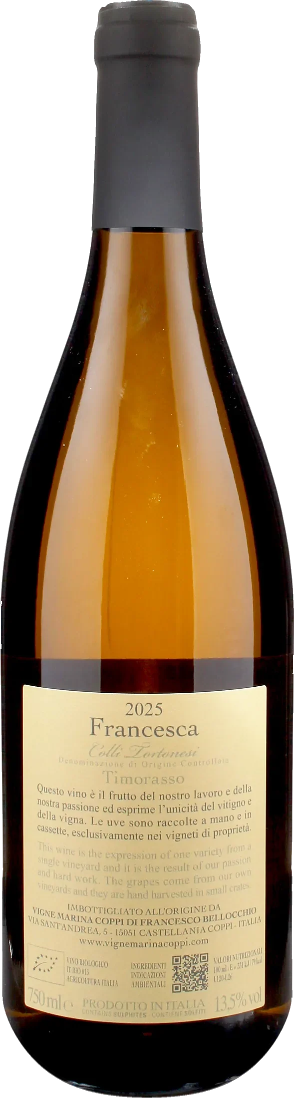 Vigne Marina Coppi Francesca Timorasso 2025