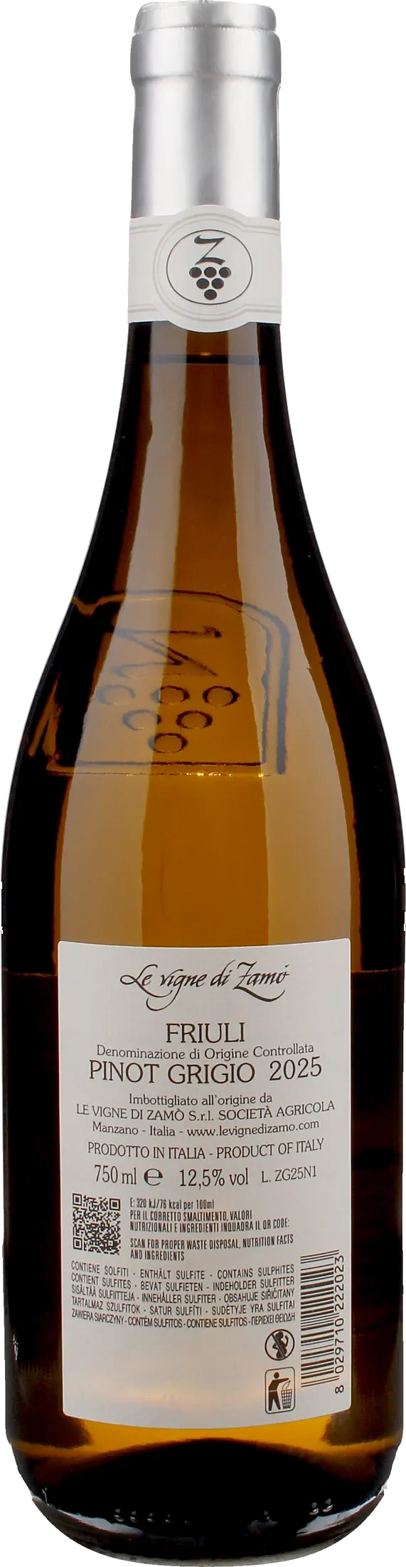 Le Vigne di Zamo Pinot Grigio 2025