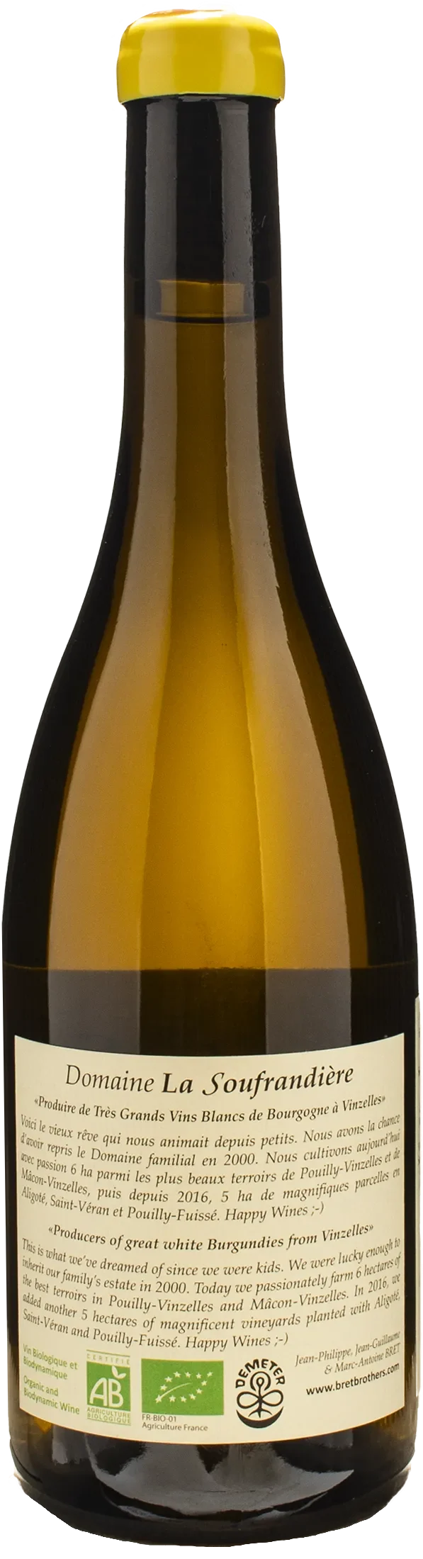 Bret Brothers La Soufrandiere Pouilly Vinzelles Les Quarts 2023