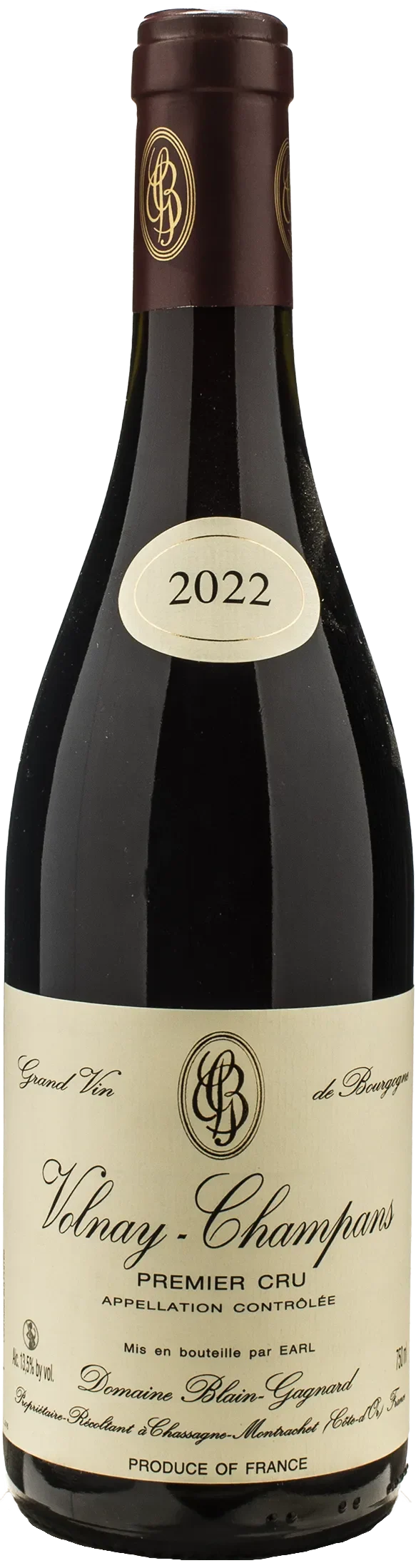Blain Gagnard Volnay Champans 1er Cru 2022
