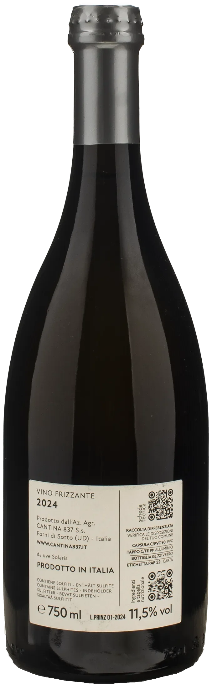 Cantina 837 Piwi Prinzipi 2024