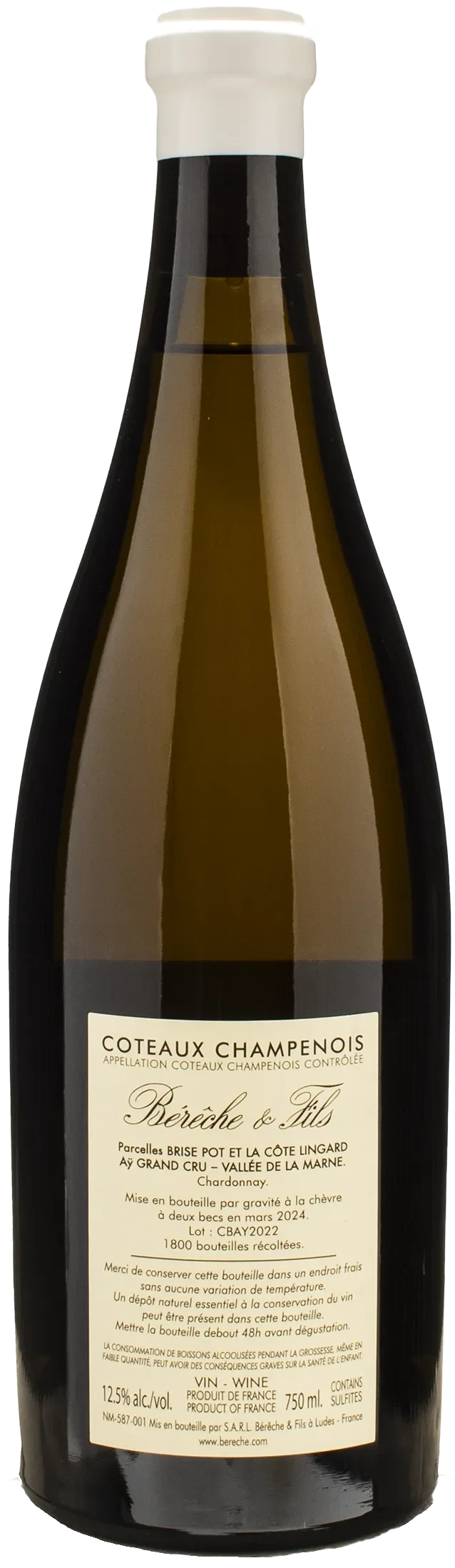 Bereche Coteaux Champenois Grand Cru Ay Blanc 2022