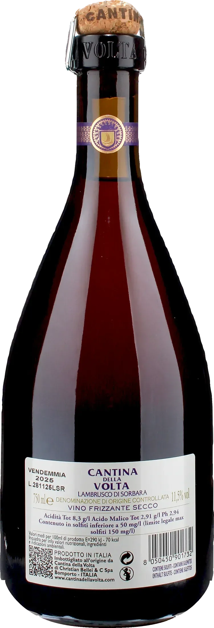 Cantina della Volta Lambrusco di Sorbara Rimosso 2025