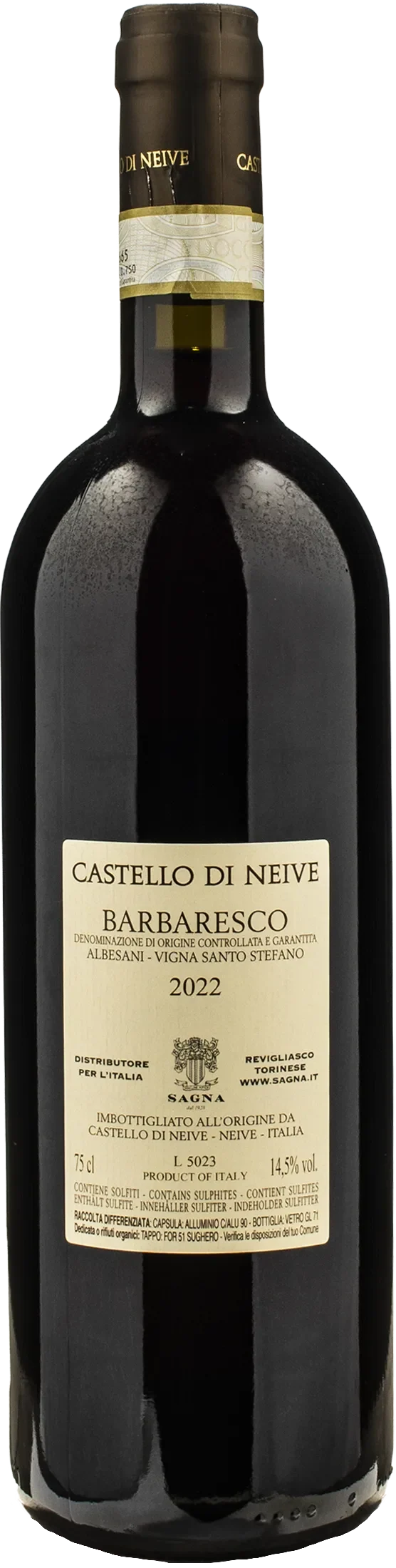 Castello di Neive Barbaresco Santo Stefano Albesani 2022