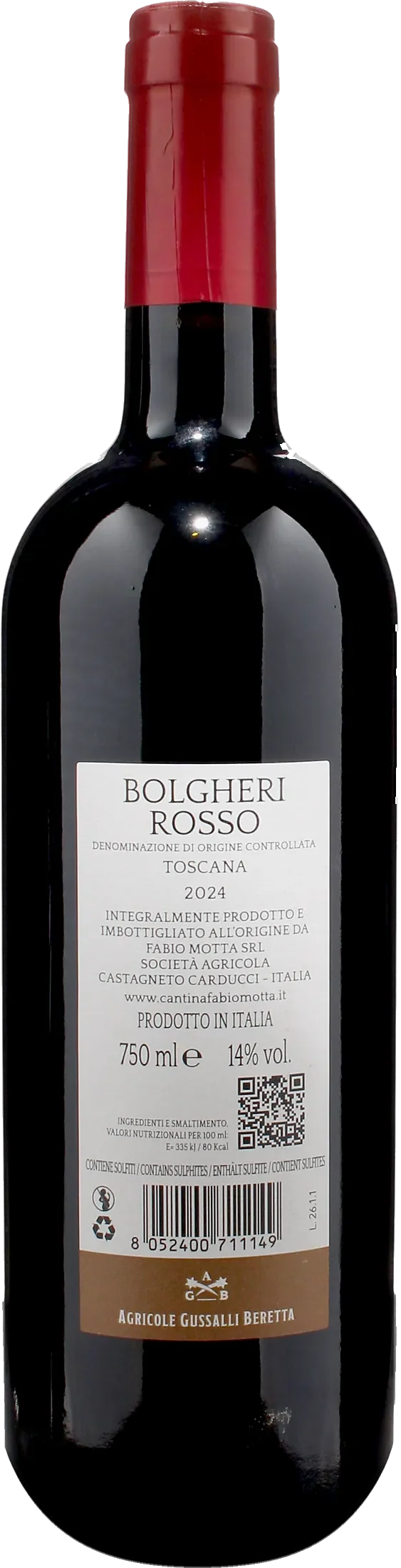Fabio Motta Bolgheri Rosso Pievi 2024