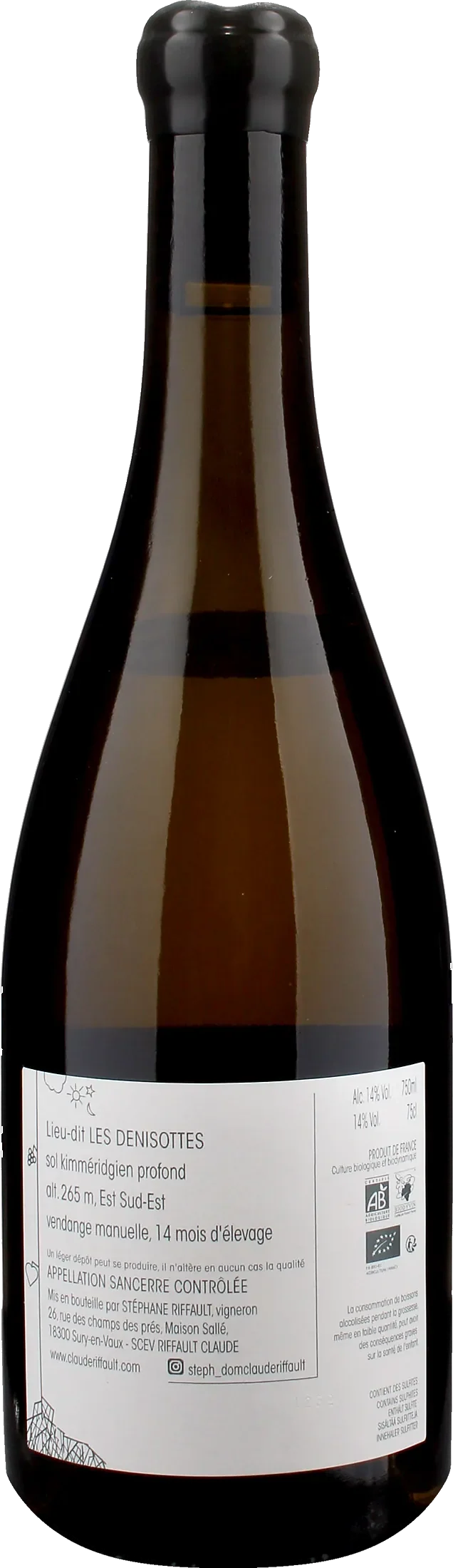 Claude Riffault Sancerre Les Denisottes 2023