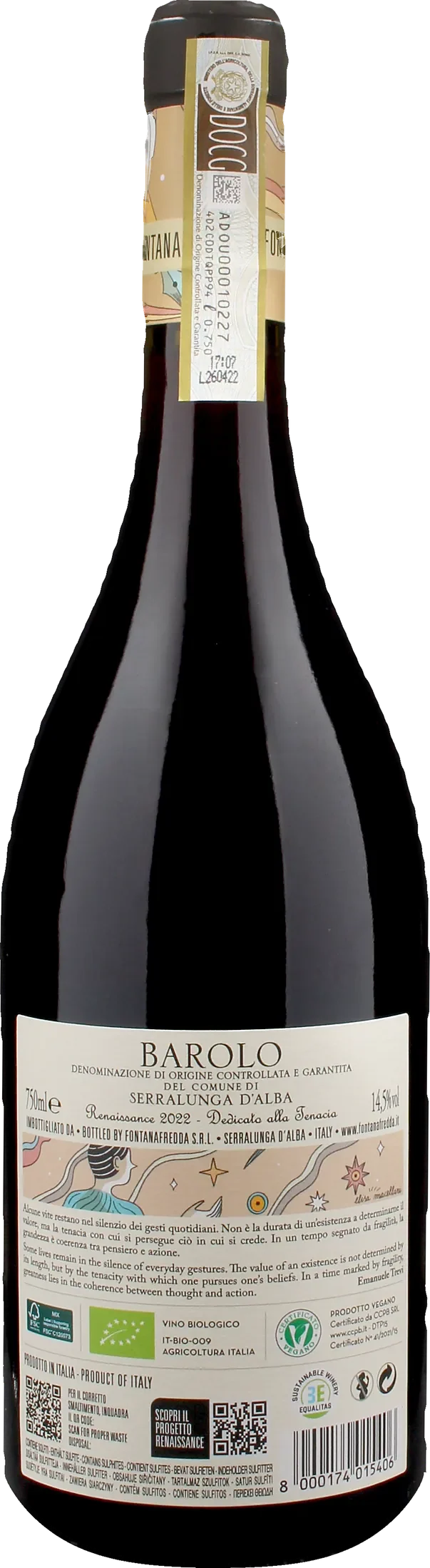 Fontanafredda Barolo Serralunga d'Alba 2022