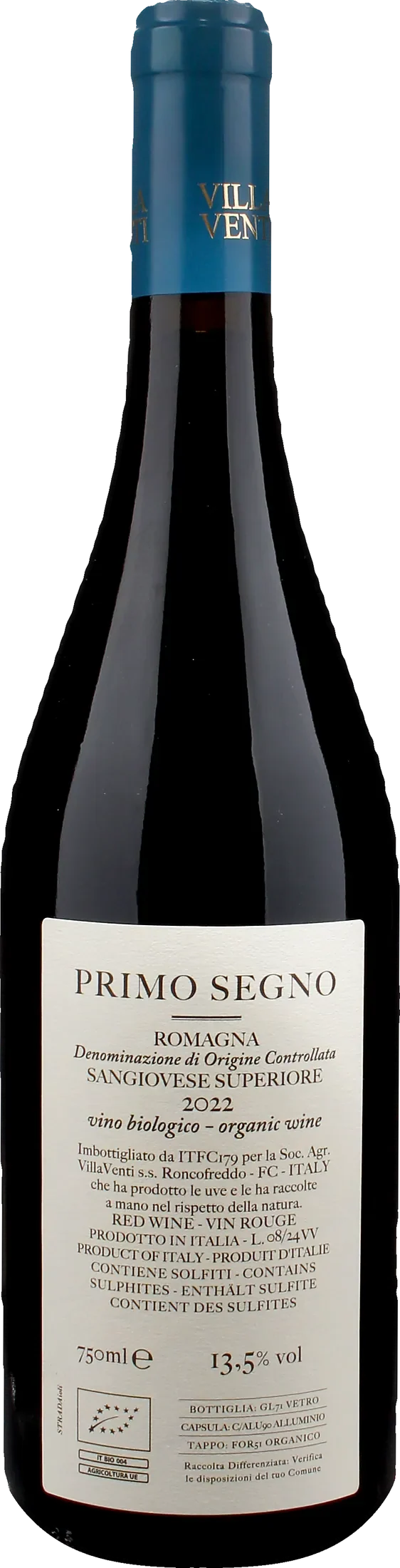 Villa Venti Sangiovese Superiore Primo Segno 2022
