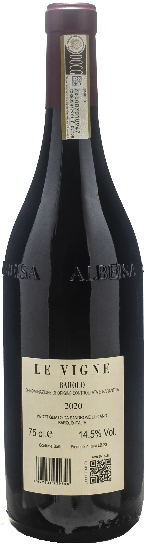 Sandrone Barolo Le Vigne 2020