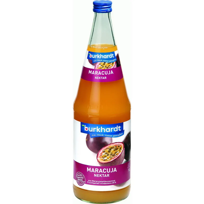 Burkhardt Maracujanektar 6x 1 Liter (MEHRWEG)
