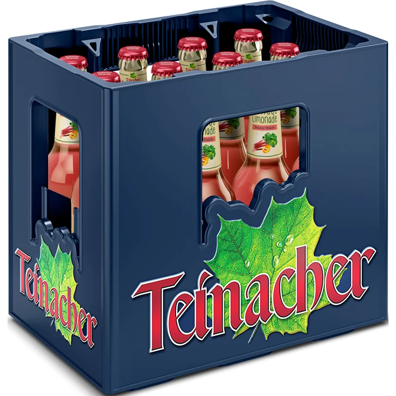 Teinacher Genuss-Limo Rhabarber-Mirabelle 12x 0,33 Liter (MEHRWEG)