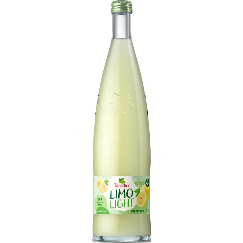 Teinacher Limo Light Grapefruit 12x 0,75 Liter (MEHRWEG)