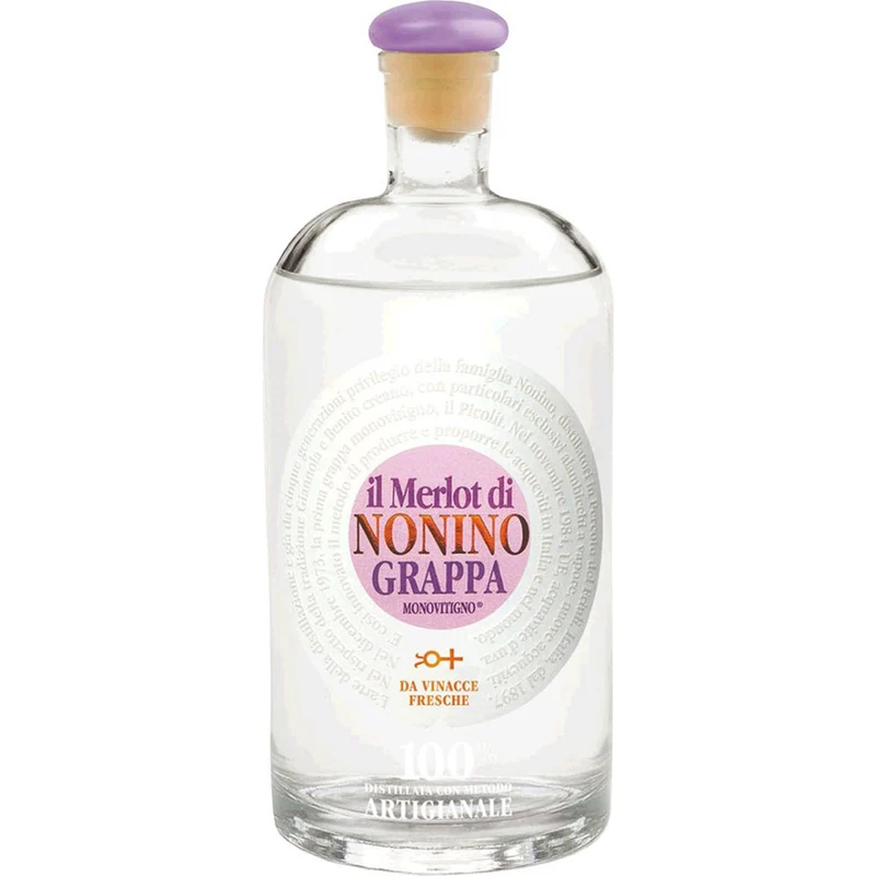 Grappa Nonino il Merlot Monovitigno 41% 0,7 Liter