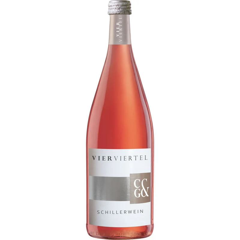 Weingärtner Cleebronn-Güglingen VierViertel Schillerwein QbA lieblich 12x 1 Liter (MEHRWEG)