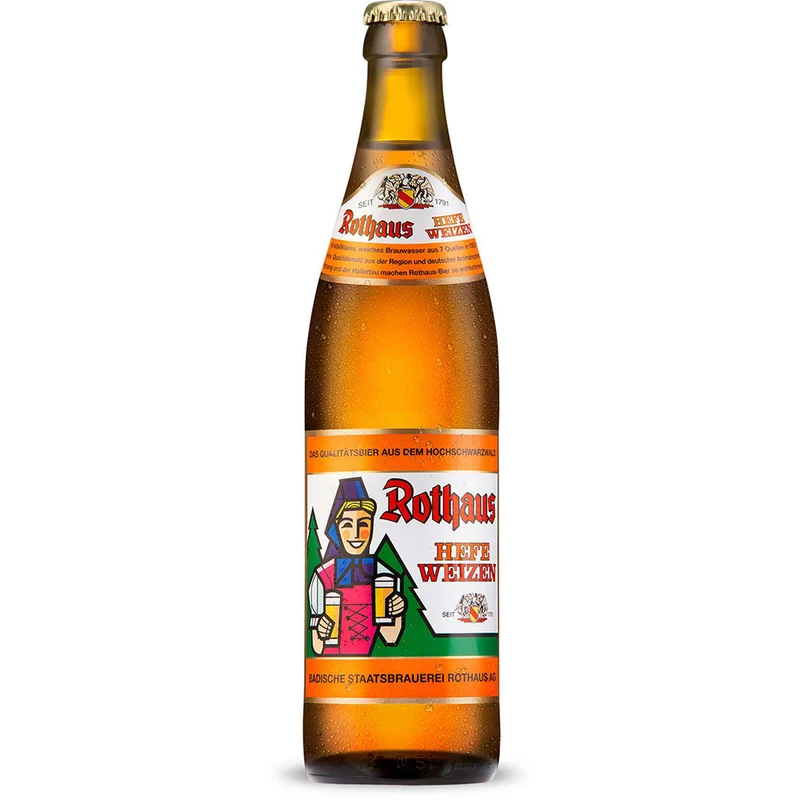 Rothaus Hefe Hell 20x 0,5 Liter (MEHRWEG)