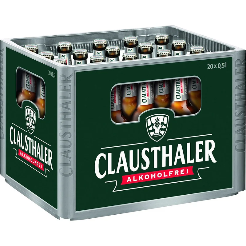 Clausthaler 20x 0,5 Liter (MEHRWEG)