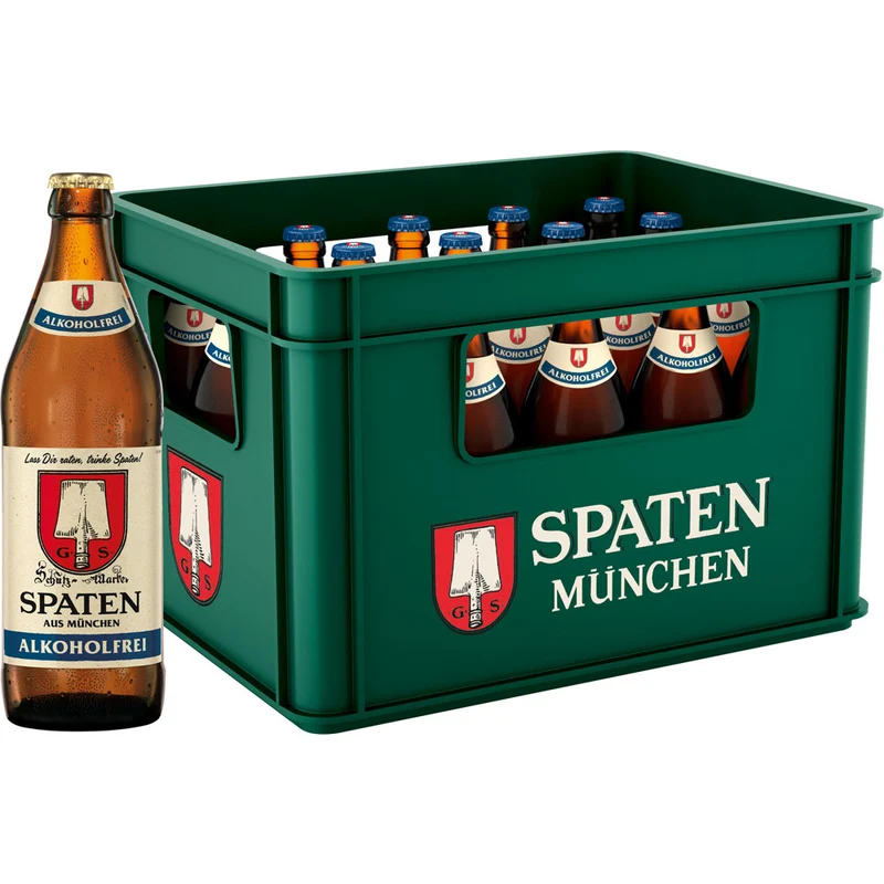 Spaten Hell Alkoholfrei 20x 0,5 Liter (MEHRWEG)