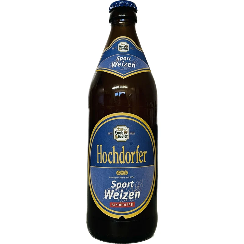 Hochdorfer Sportweizen Alkoholfrei 20x 0,5 Liter (MEHRWEG)