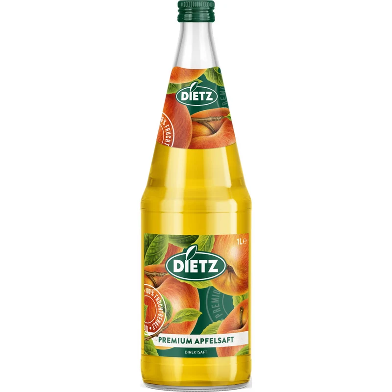 Dietz Apfelsaft Premium 6x 1 Liter (MEHRWEG)