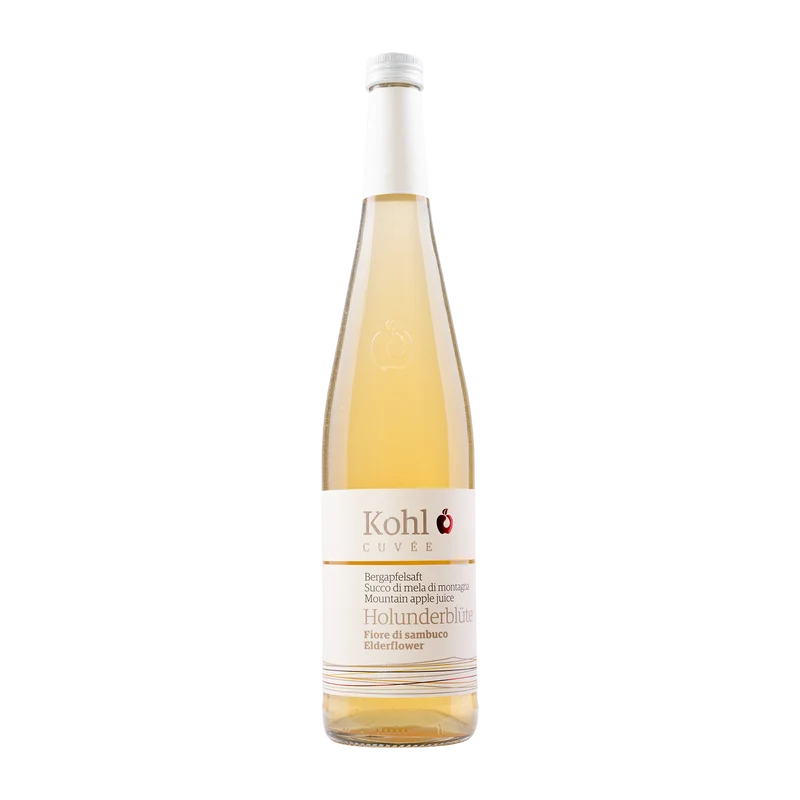 Apfelsaft mit Holunderblüte