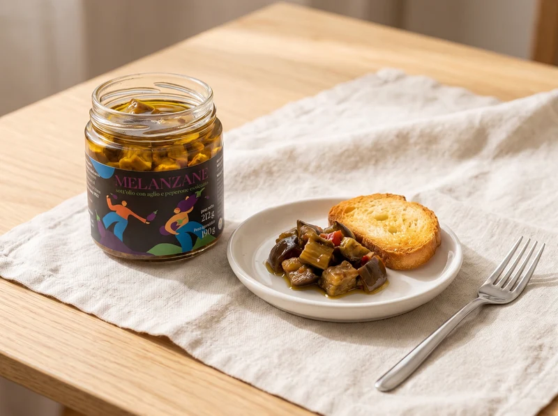 Melanzane Sott'Olio EVO Artigianali - Antipasto Tradizionale