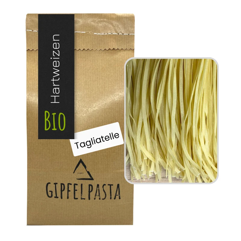 Gipfelpasta - Tagliatelle aus Bio Hartweizen