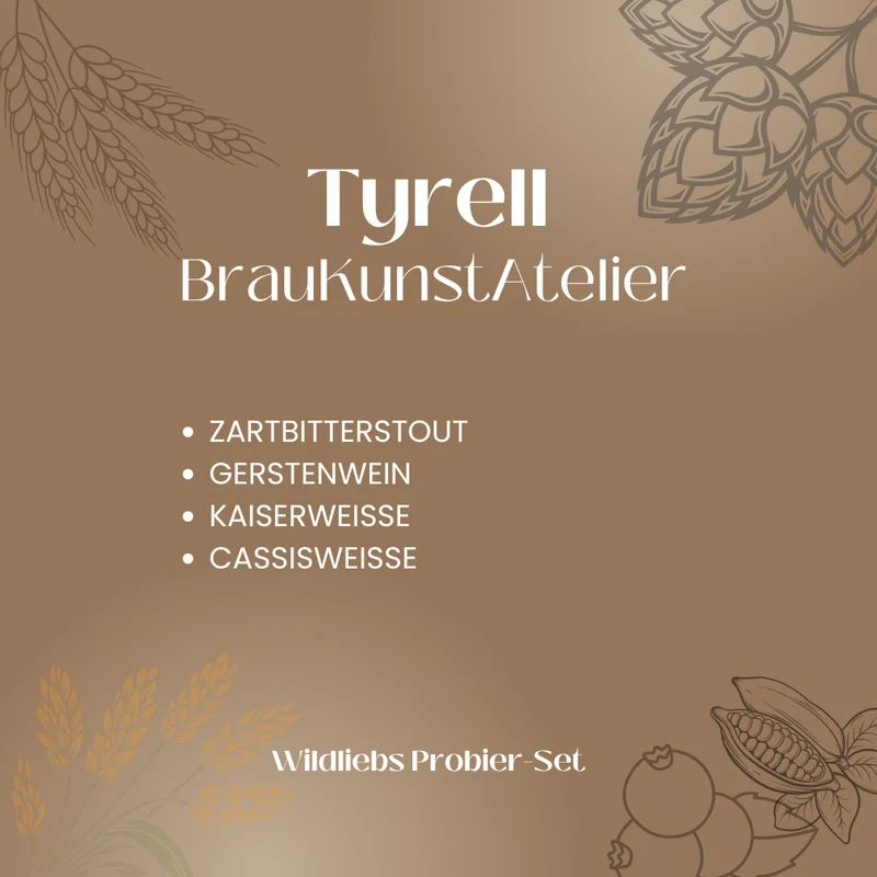 TYRELL - BrauKunstAtelier - Probier-SET - 4x 0,75l