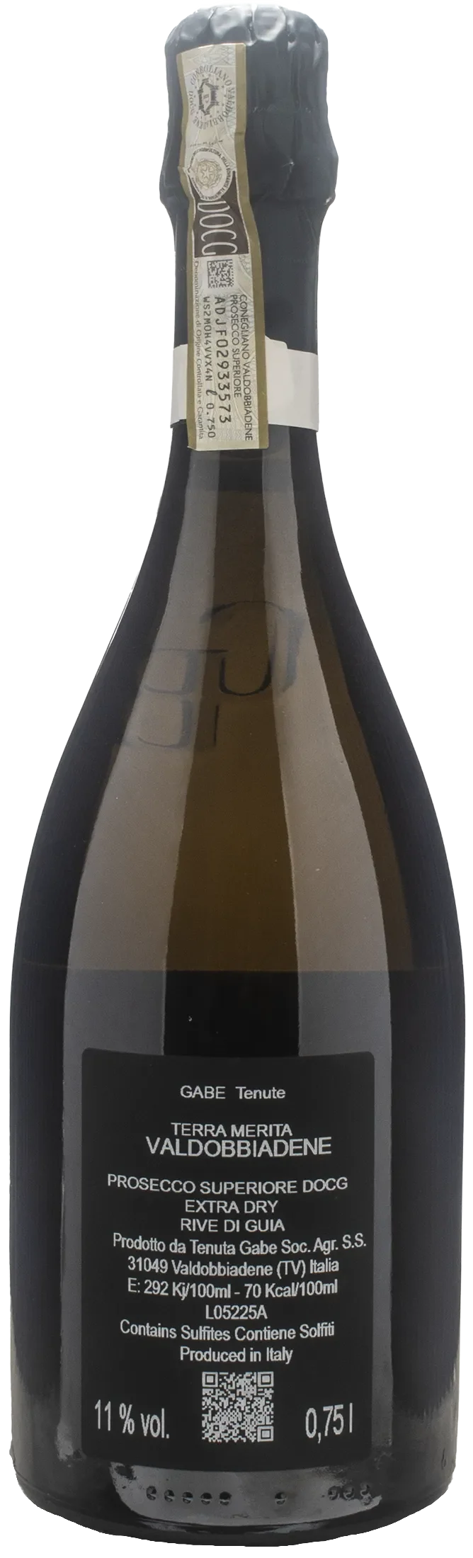 Gabe Conegliano Valdobbiadene Rive di Guia Terra Merita Extra Dry 2024