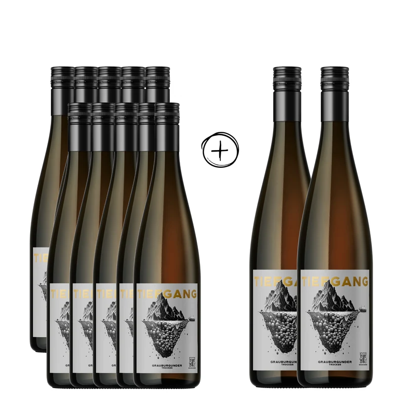 WEINCROWD 2025 Grauburgunder TIEFGANG trocken 10+2 Paket