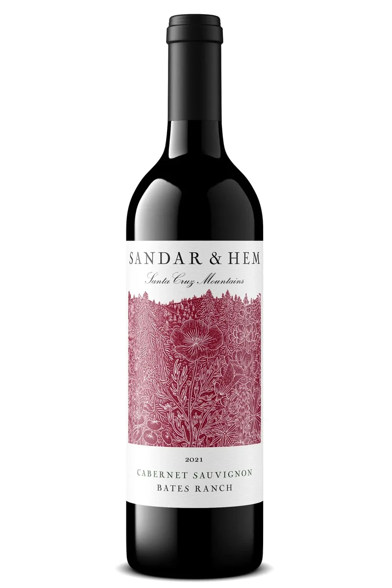 2021 Cabernet Sauvignon "Bates Ranch" Sandar & Hem Santa Cruz Mountains 0,75l