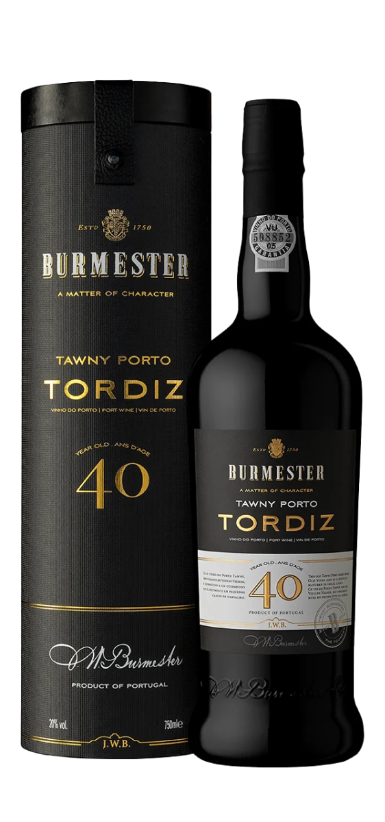 Burmester, Porto 40 years old Porto in originele geschenkkoker NV