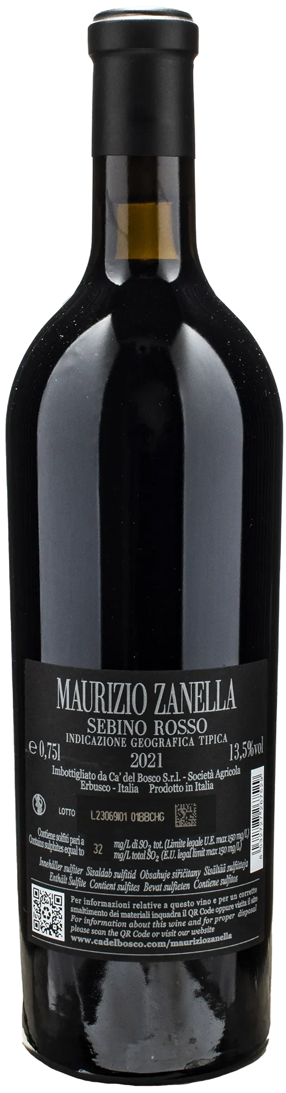 Ca' del Bosco Maurizio Zanella Rosso Sebino 2021