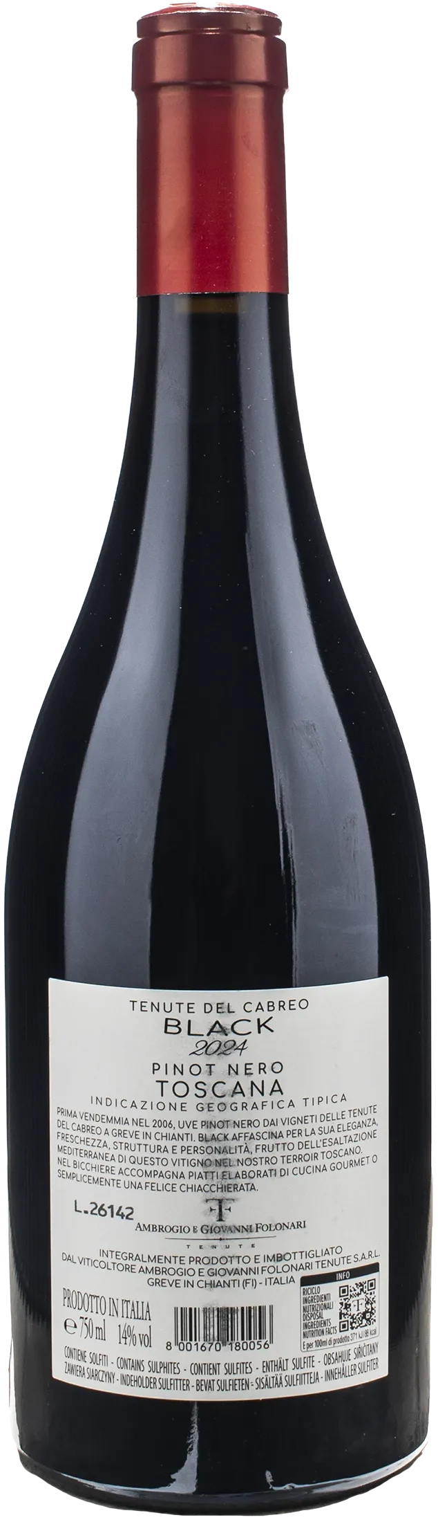 Folonari Cabreo Black Pinot Nero 2024