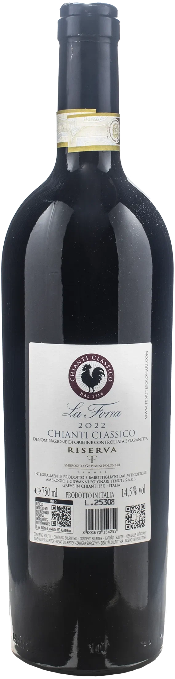 Tenuta Nozzole Chianti Classico Riserva La Forra 2022
