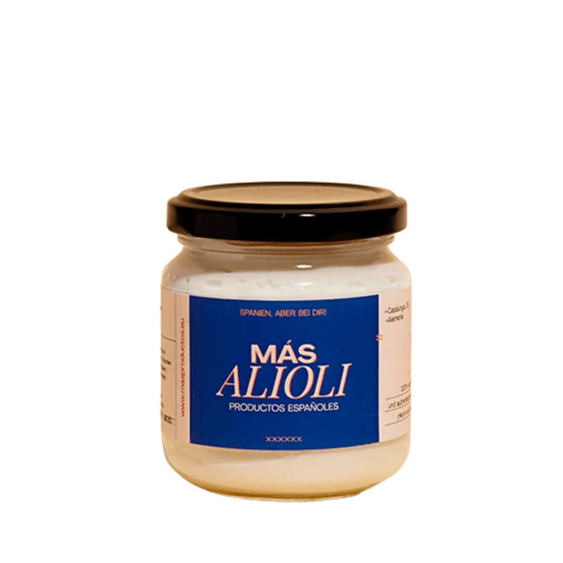 MÁS ALIOLI - Vegane Knoblauchsoße (185g)