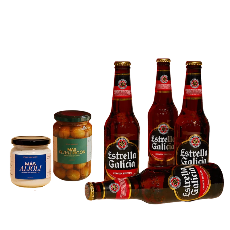 FUßBALL ABEND PACK- Tapas & Bier-Set für Zwei
