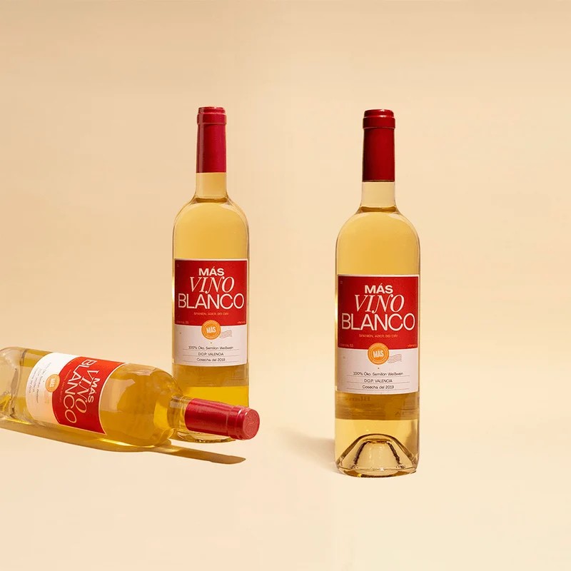 Spanische BIO Weißweine "Más" 3 x 75cl