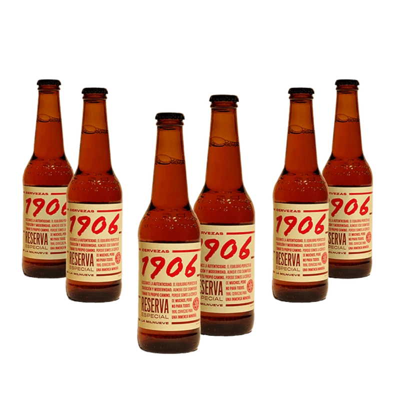 Spanisches Bier - "1906" Cerveza (6x33cl)