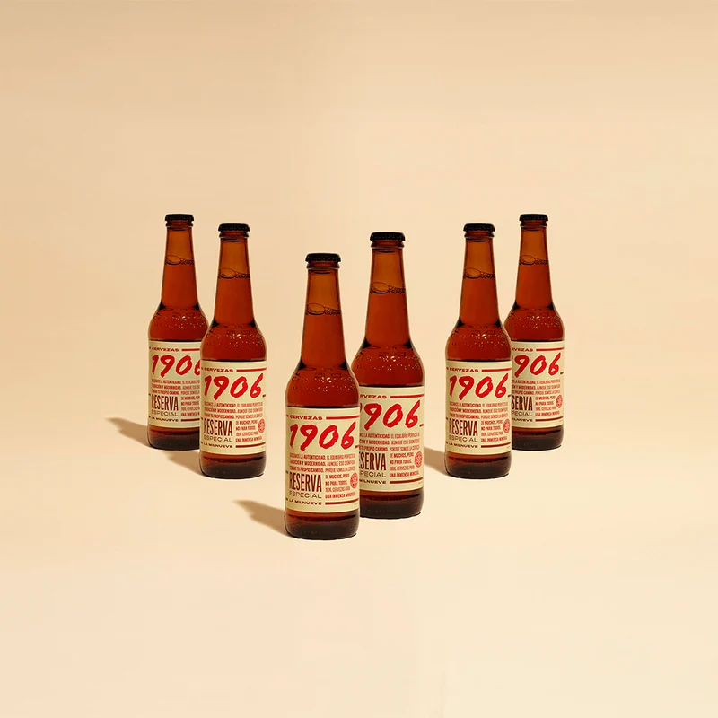 Spanisches Bier - "1906" Cerveza (6x33cl)