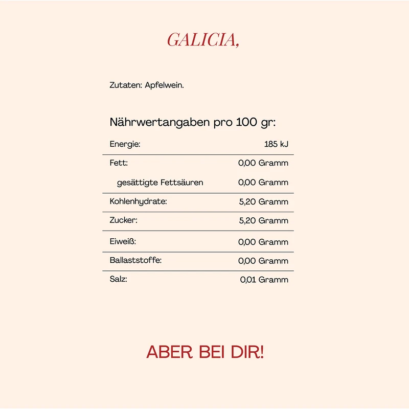 Ökologische Apfelwein Cider aus Galicien 4 x 33cl - Maeloc Dulce