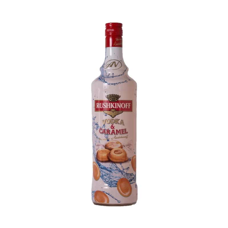 Rushkinoff Vodka & Karamel Caramellikör 1l