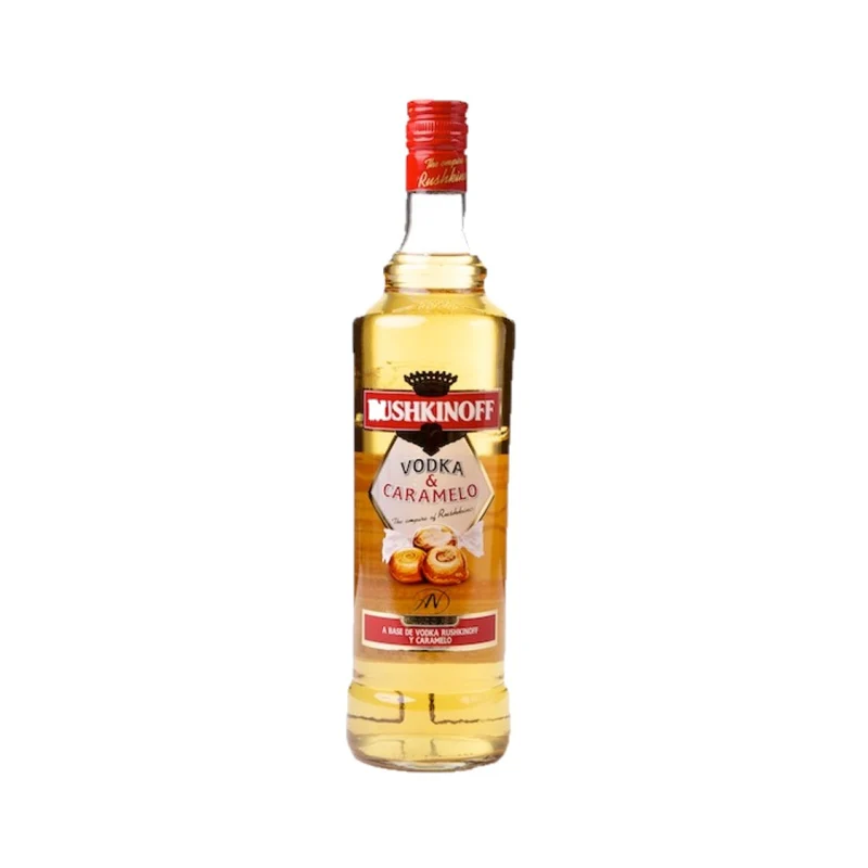 Rushkinoff Vodka & Karamel Caramellikör 1l