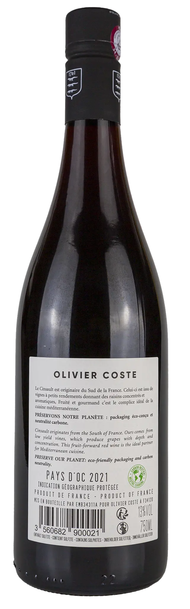 Cinsault 'Olivier Coste' 2021