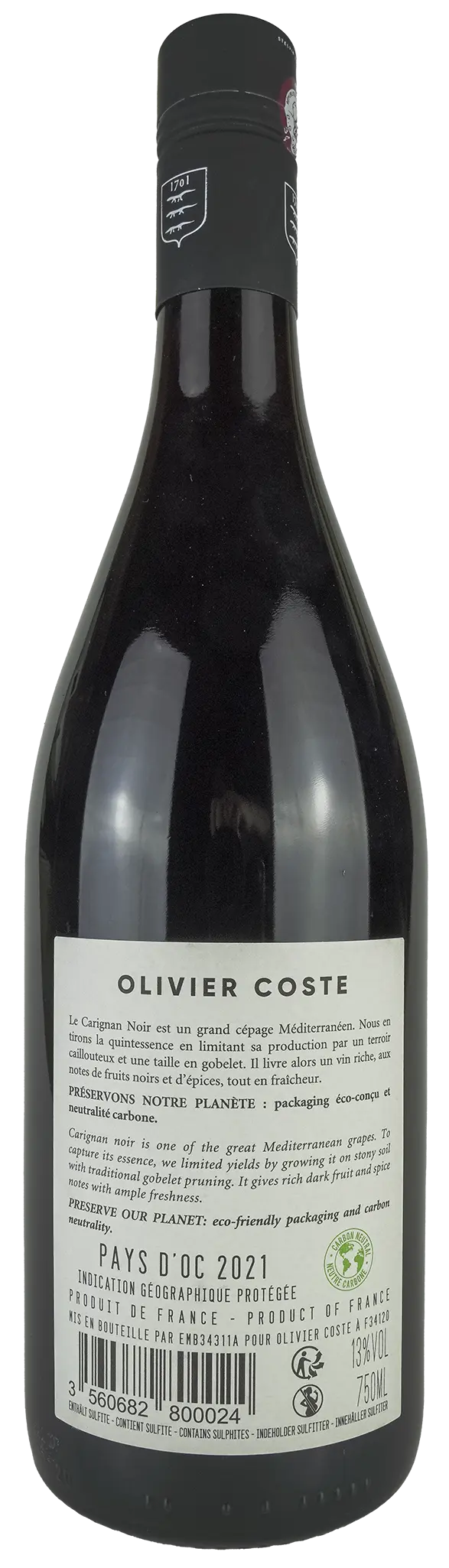 Carignan Noir 'Oldstar' 2021