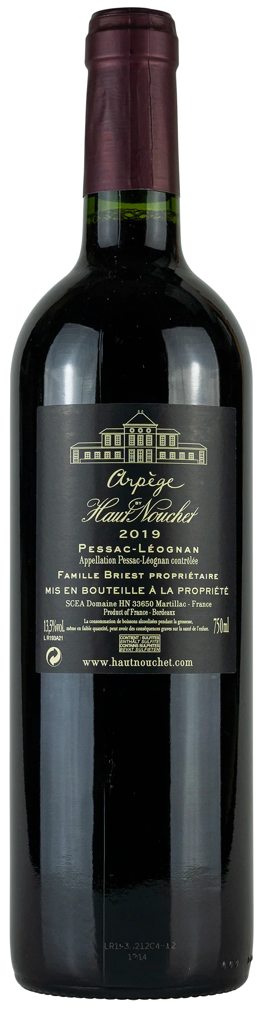 Château Haut Nouchet 'arpège' 2019