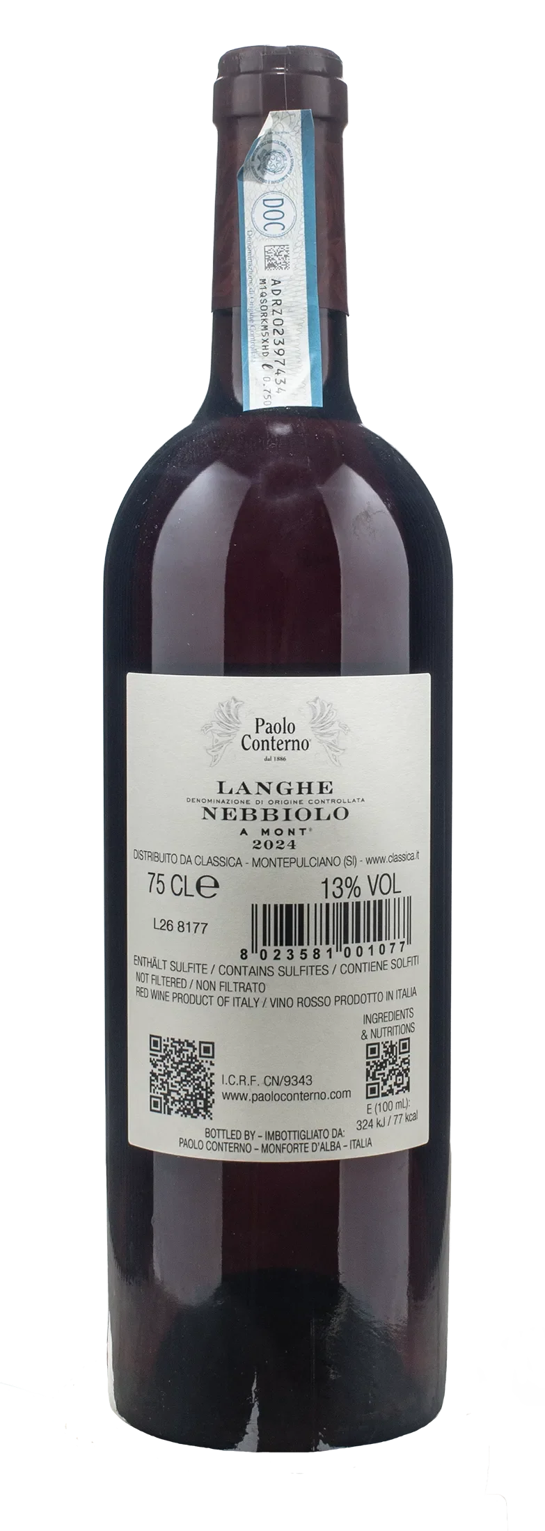 Paolo Conterno Langhe Nebbiolo A Mont 2024
