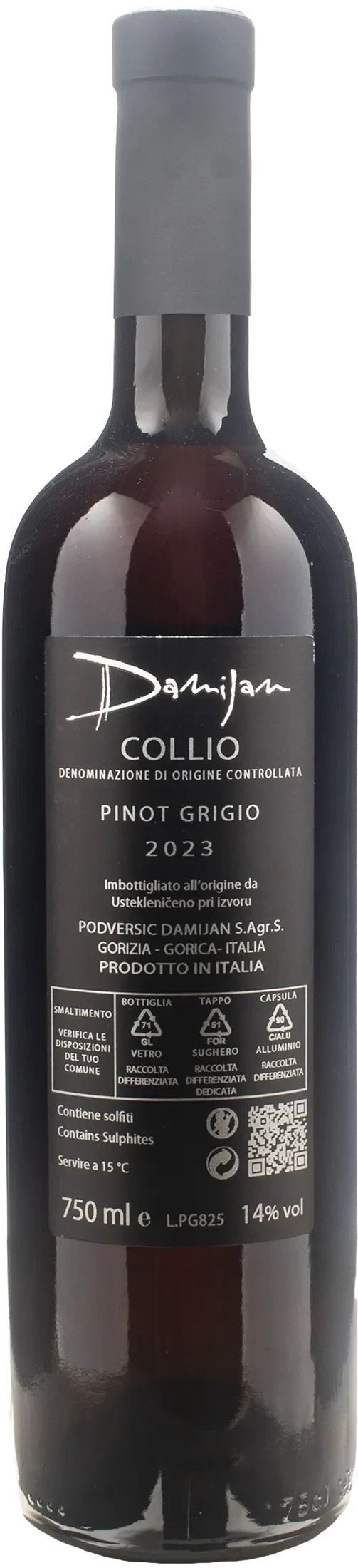 Damijan Podversic Pinot Grigio 2023