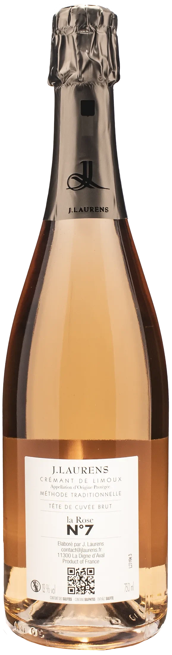 Domaine J. Laurens Cremant de Limoux La Rose N° 7 Rosè Brut